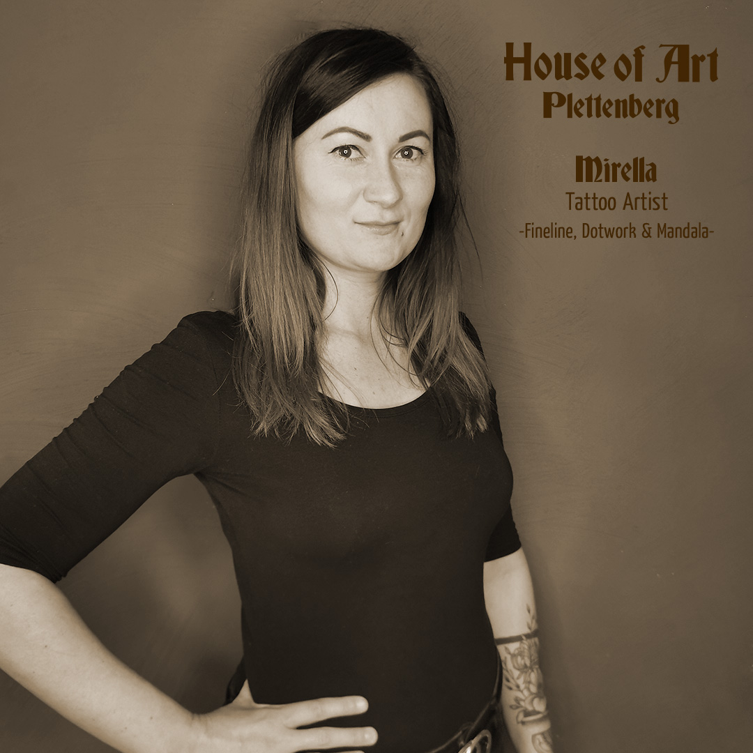 Mirella Smolka - Tattooartistin im House of Art Plettenberg