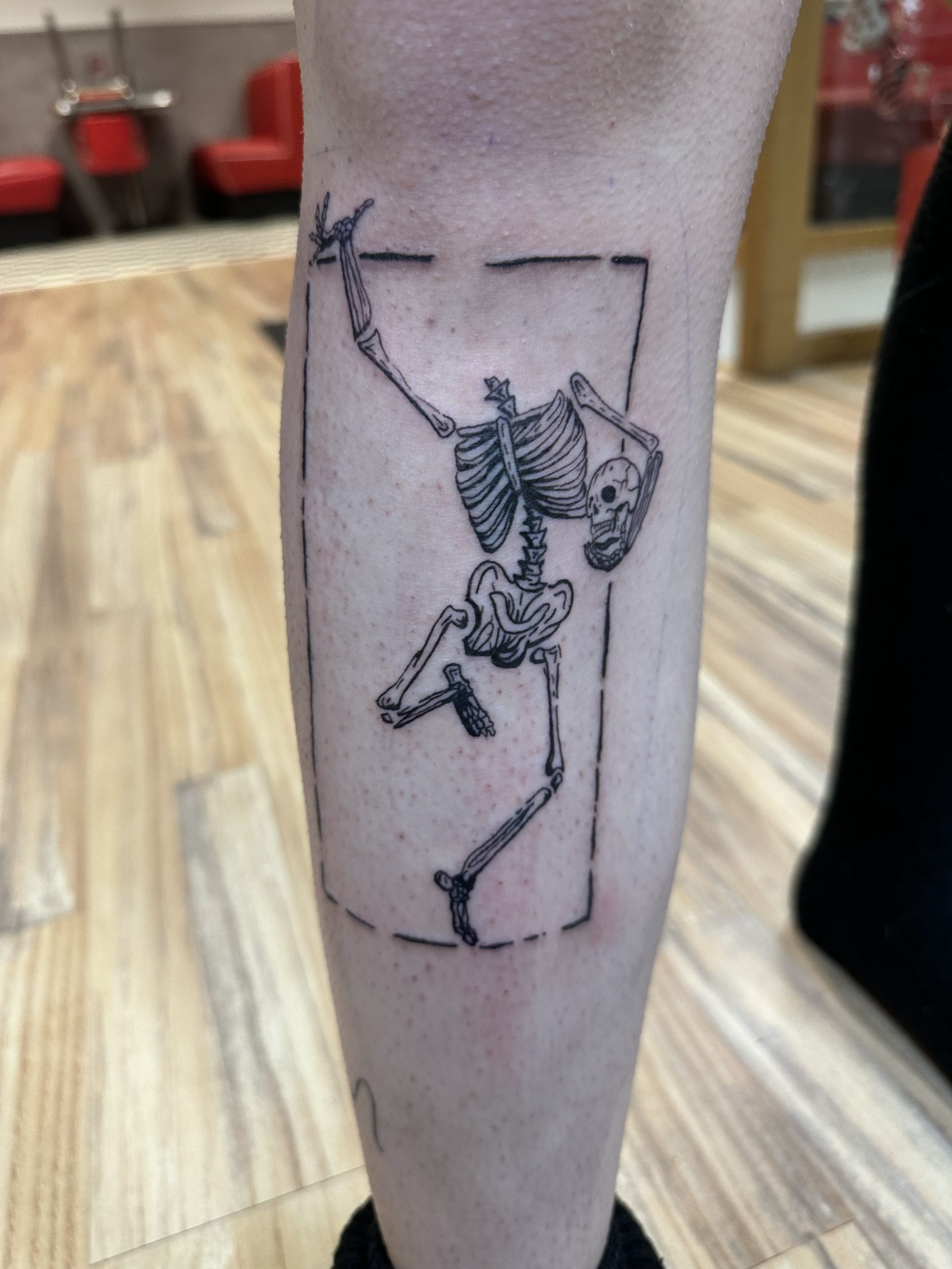 Skelett Tattoo