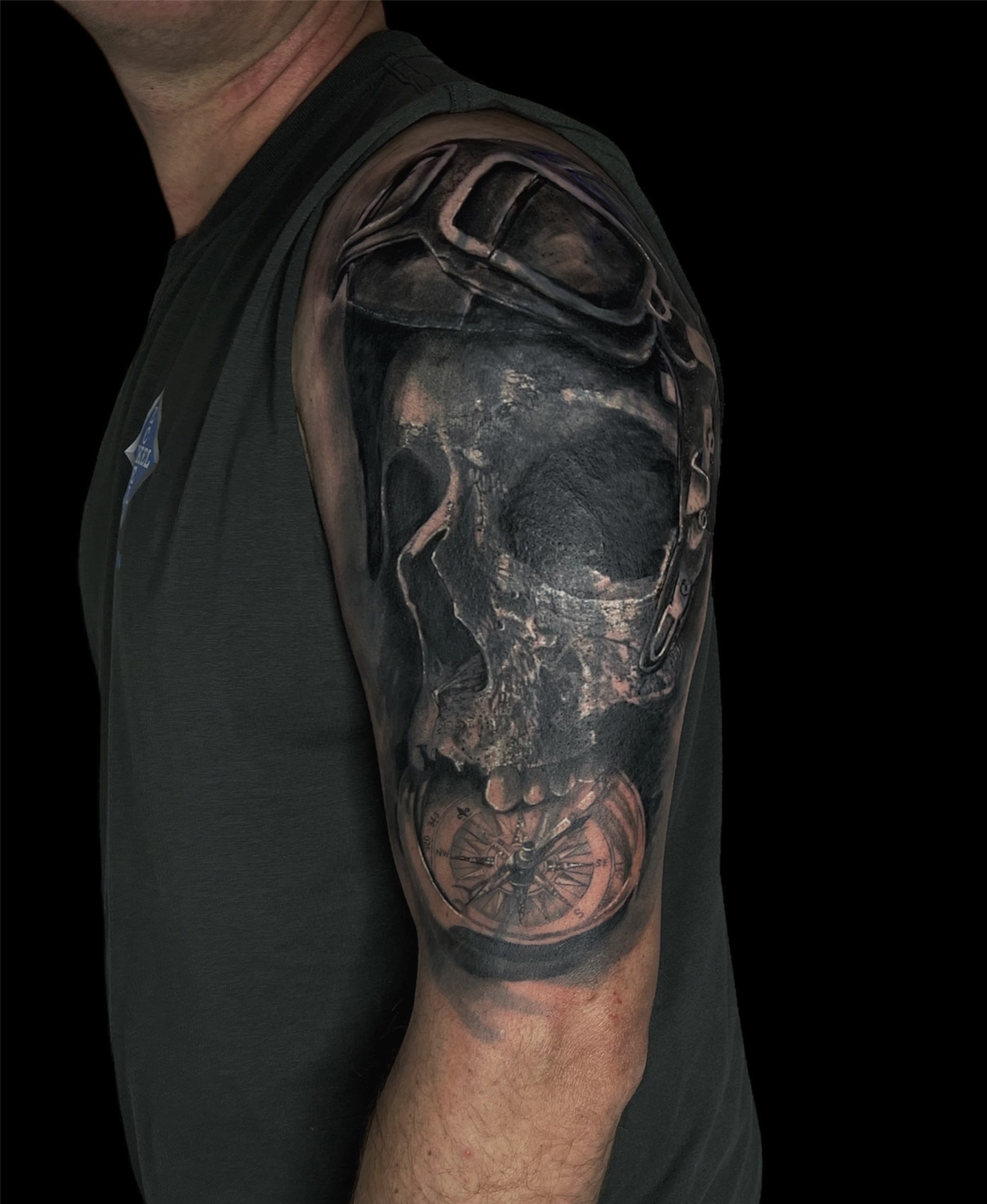 Totenschädel-Tattoo